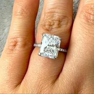 Moissanite Engagement Ring